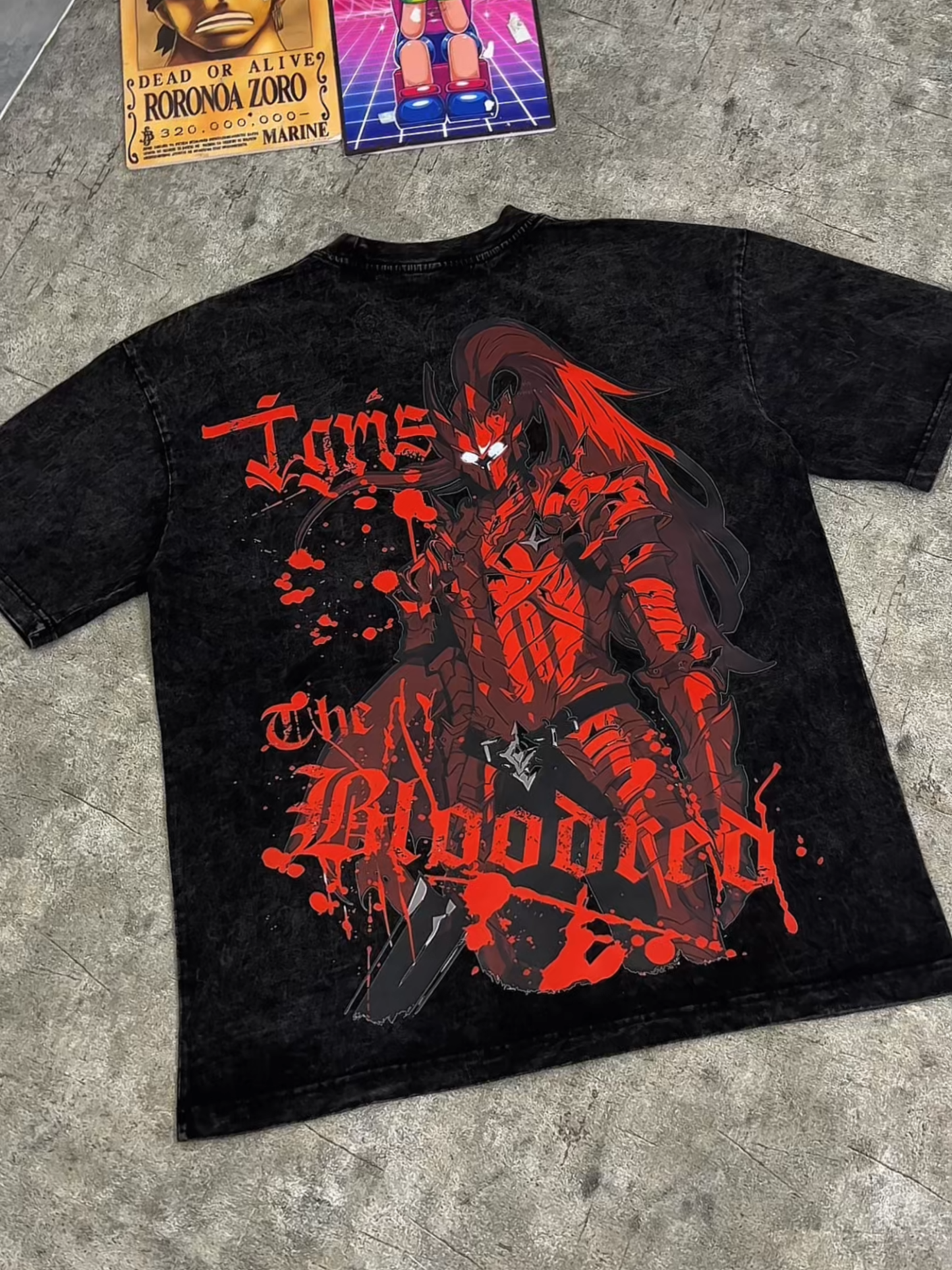 Lgris Bloodred - Solo Leveling Unisex Washed Tee
